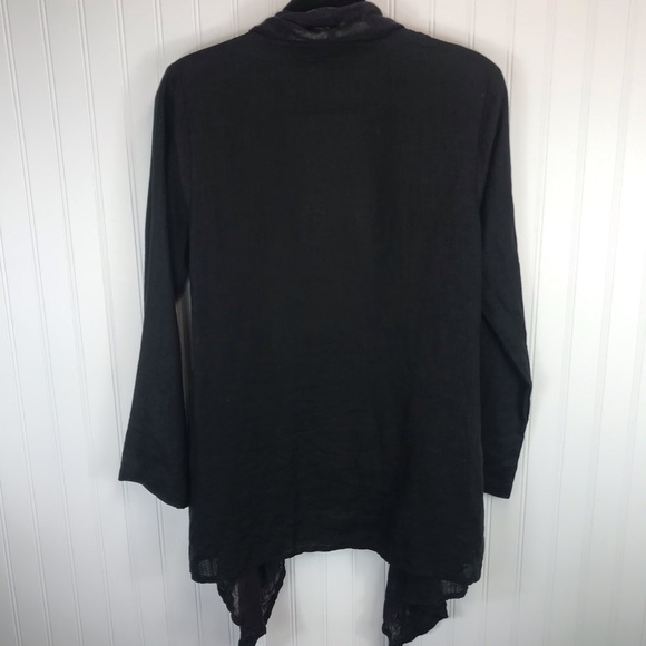 FLAX Waterfall Cardigan Jacket Lagenlook Witchy - Picture 7 of 7